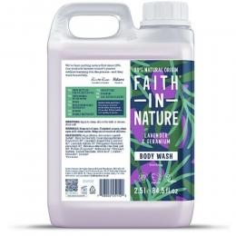 FaithInNatureDouchegelNavullingLavendelGeranium5liter