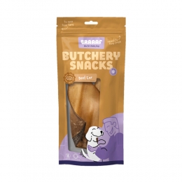 10xBraaafButcheryBeefEarHondensnack2stuks