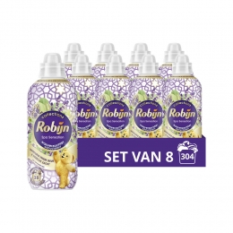 8xRobijnIntenseWasverzachterSpaSensation38Wasbeurten765ml