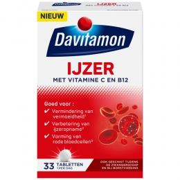 GratisVerzending4xDavitamonIJzerMetVitamineB1233tabletten