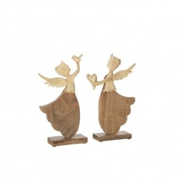 J-LinedecoratieEngelHartVogelOpVoet-houtaluminium-goud-2stuks