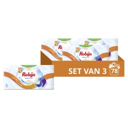 3xRobijnWascapsules3-in-1StralendWit26stuks