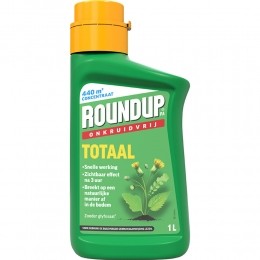 3xRoundupPATotaalOnkruidvrijConcentraat1liter