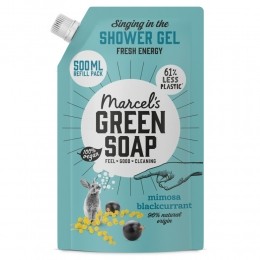 6xMarcelsGreenSoapDouchegelNavullingMimosaZwarteBes500ml