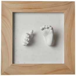 Prnatalfotolijstmet3Dgipsafdruk