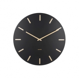 KarlssonCharmWandklok45cm-Zwart