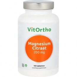 GratisVerzendingVitorthoMagnesiumCitraat200mg100tabletten