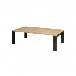 TowerLivingSalontafelLidoEikenenmetaal135x70cm-Naturel