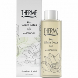 3xThermeMassageOlieZenWhiteLotus125ml