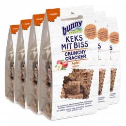 6xBunnyNatureCrunchyCrackerAppel50gr