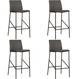 Setvan4LerenbarkrukkenFavorhoog-EchtleerIndustrieelComfortabelenkiesuitmeerdan150kleuren-OntdekdeVeleLeersoortenenKleurenbijShopX