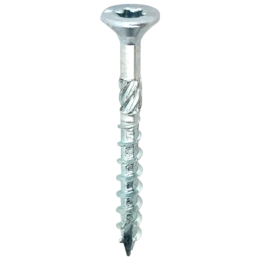 Woodies61545392UltimateSpaanplaatschroef-TX25-45X45mm-VerzonkenKop-Deeldraad-Verzinkt200st