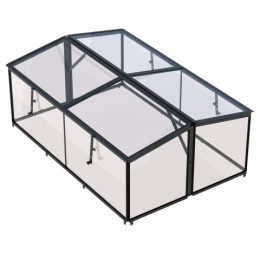 BroeikasParsleyPlanterlargezwart4mmveiligheidsglasRoyalWell-Royalwell