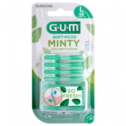 6xGUMSoft-PicksComfortFlexMintLarge40stuks