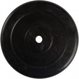 VirtuFitGietijzerenHalterschijf-Haltergewicht-30mm-15kg-Zwart
