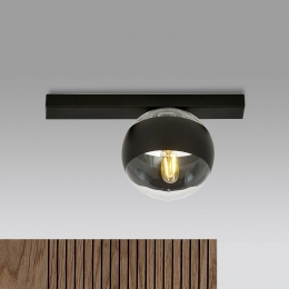 EMIBIGLIGHTINGPlafondlampLineairzwarthelder1-lamp