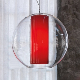 ModoLuceBollahanglampkunststofrood60cm