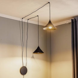 EMIBIGLIGHTINGHanglampRamo2-lampszwart