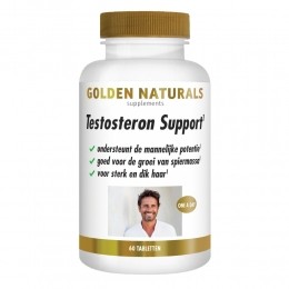 GratisVerzending2xGoldenNaturalsTestosteronSupportVegan60tabletten