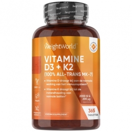 VitamineD3enK2-2000IE365Tabletten-D3e-Vitaminek2-1jaarvoorraad