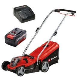 EinhellGE-CM1833LiKit18VLi-IonAccuGrasmaaierSet1x40Ah-30L-33cm-Koolborstelloos