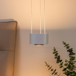 ArcchioLEDhanglampRotarilensomhoogomlaagwit