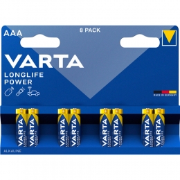 VartaLonglifeMaxPowerAlkalineBatterijenAAA8stuks