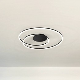 FISCHERHONSELLEDplafondlampHoly68cmzandzwart