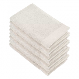 WalraSoftCottonGastendoekjes30x50cm550gramKiezelGrijs-8stuks