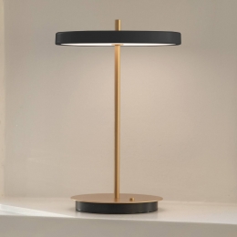 UMAGELEDtafellampAsteriaMovezwartmessing31cm