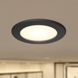 PriosLEDinbouwspotRidazwart10cmCCTIP44