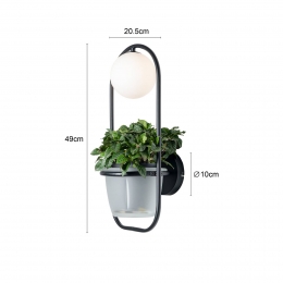 LindbyOrnawandlamp1-lampbloemhanger