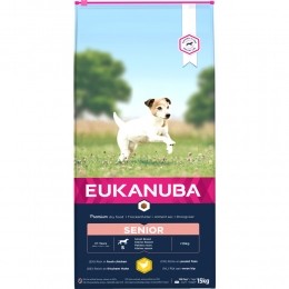 EukanubaSeniorSmallHondenvoerKip15kg