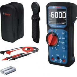 BoschGDM600-15DigitaleMultimeterTrueRMSInEtuiMH1Houder-ACDC600V10A-CATIII600V