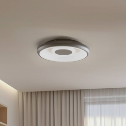 LindbySmartLyndenLEDplafondlamp38cmzwartRGBTuya