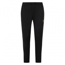 CruyffIconTrainingsbroekZwartDonkergrijsGoud