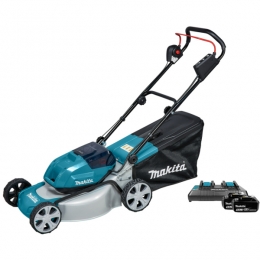 MakitaDLM463PT22X18VLi-IonAccuGrasmaaierSet2X50Ah-46cm-60L-1600M