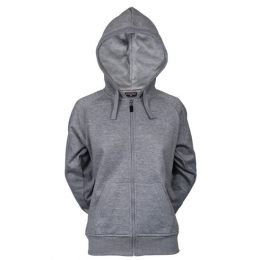 DonnayDonnayDames-Vestmetcapuchon-Middengrijsgemleerd