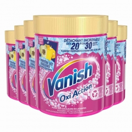 6xVanishOxiActionWasboosterPoederGekleurdeWas470gr