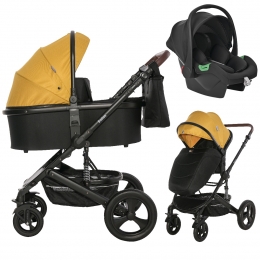 LorelliBostonLemonCurry3-in-1KinderwageninclSpiritAutostoel