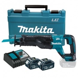 MakitaDJR187RTE18VLi-IonAccuReciprozaagSet2x50AhAccuInKoffer-Snelwissel-Variabel-Koolborstelloos