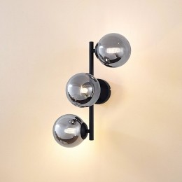 LindbywandlampOrbeliazwart3-lampsglasG9