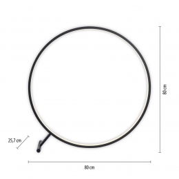 PaulNeuhausLEDvloerlampHulaCCTmetafstandsbediening80cm