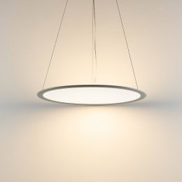 Deko-LightLEDhanglampPANELgrijs63cmmetaalCCTdimbaar50W