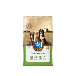 CaroCrocHondenvoerDroogGraanvrij3kg
