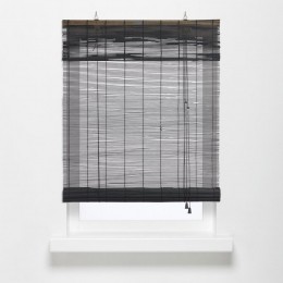 RolgordijnBamboeZwart80x220cm