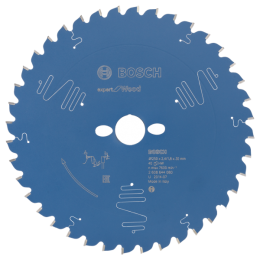 Bosch2608644080ExpertCirkelzaagblad-250X30X40T-Hout-Carbide