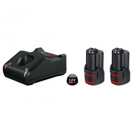 Bosch1600A019R8Starterset12VBasic-12VLi-ionAccuStarterset2x20AhSnellader