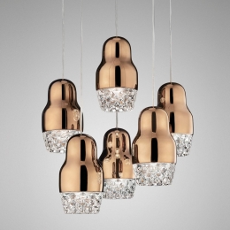 AxoLightLEDhanglampFedorarosgoudmetzeslampjes