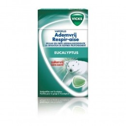 3xVicksAdemvrijEucalyptusSuikervrij40gr